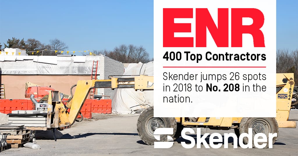 Skender Ranks Among Top U.S. Contractors, Climbs 26 Spots on National List