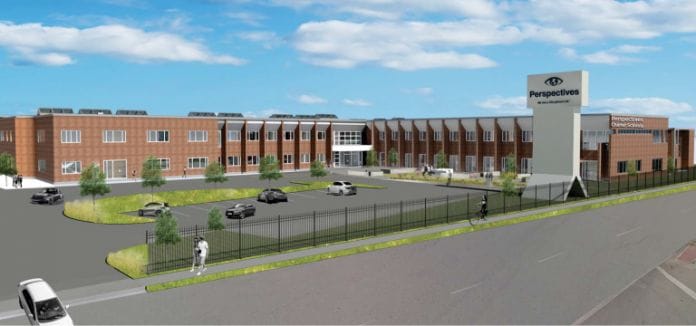 Skender starts 100,000-SF renovation for Perspectives Charter School