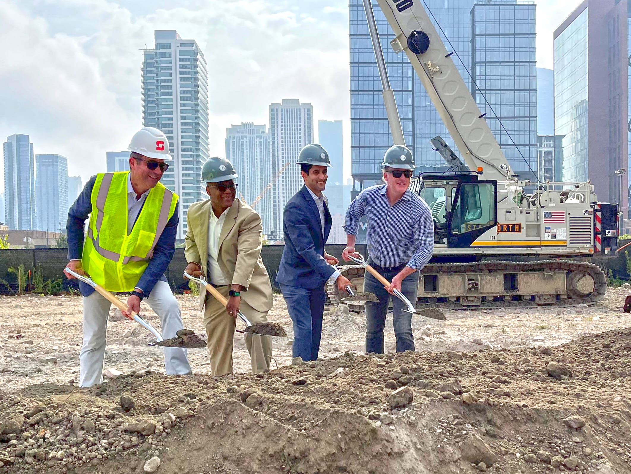 Skender Breaks Ground on 345 N Morgan, a 200,000-SF office and retail building in Fulton Market