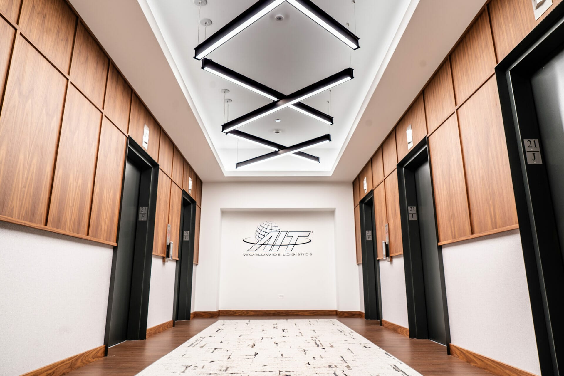 Skender Completes Interior Construction on 50,000-SF Office for AIT Worldwide Logistics in Itasca, IL